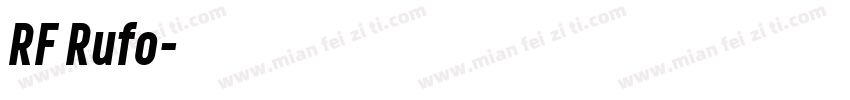 RF Rufo字体转换